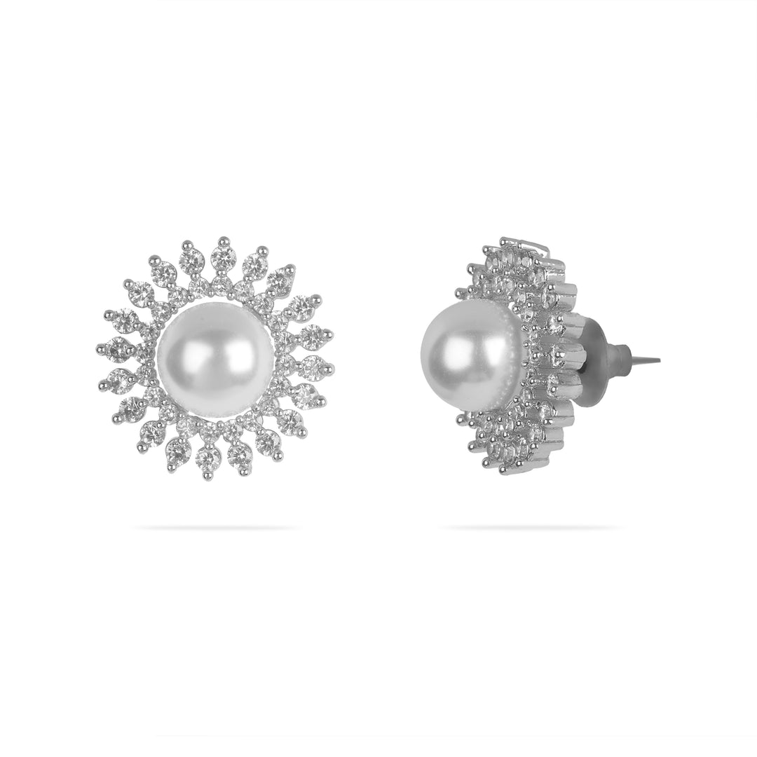 Pearl Radiance Statement Studs