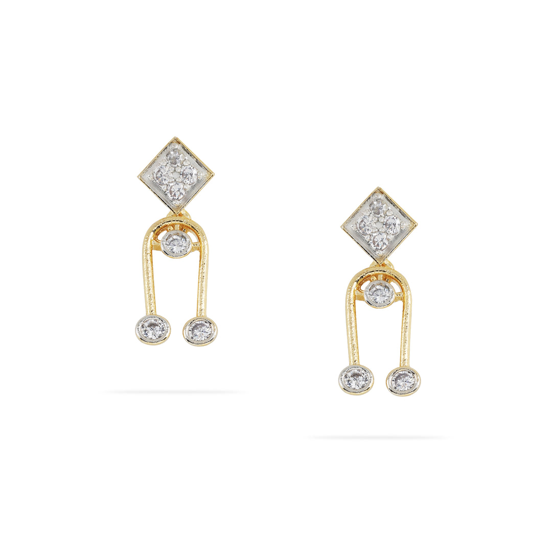 Gold-Tone Elegance Droplet Necklace Set