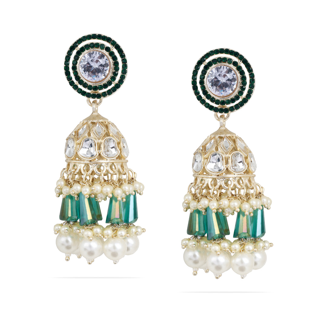 Vintage Gold Filigree and Pearls Earrings