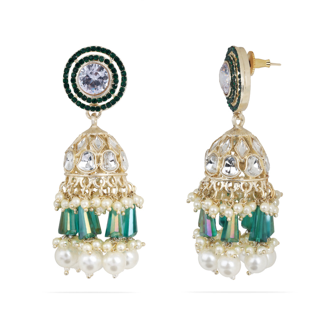 Vintage Gold Filigree and Pearls Earrings