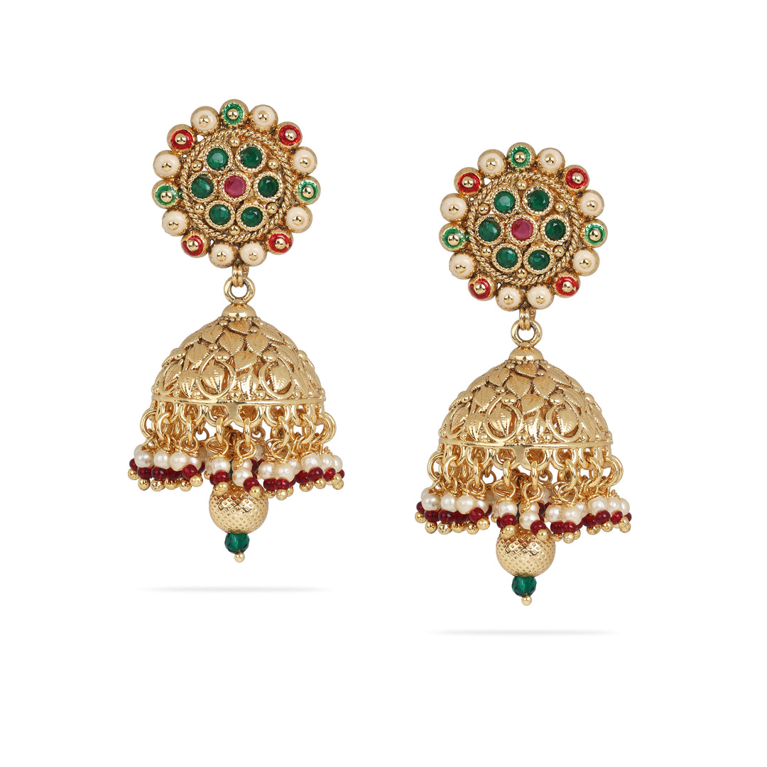 Luxurious Traditional Embellished Necklace Set